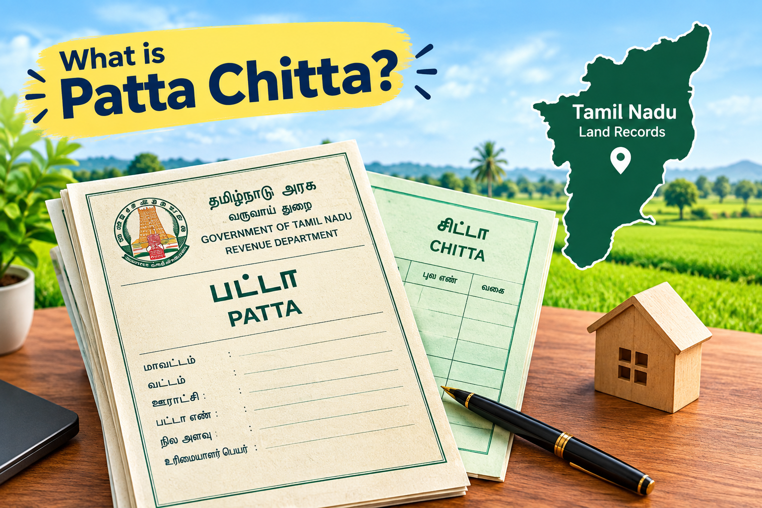 Tamil Nadu Patta Chitta online land records guide