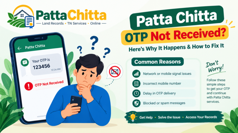 Patta Chitta OTP not received