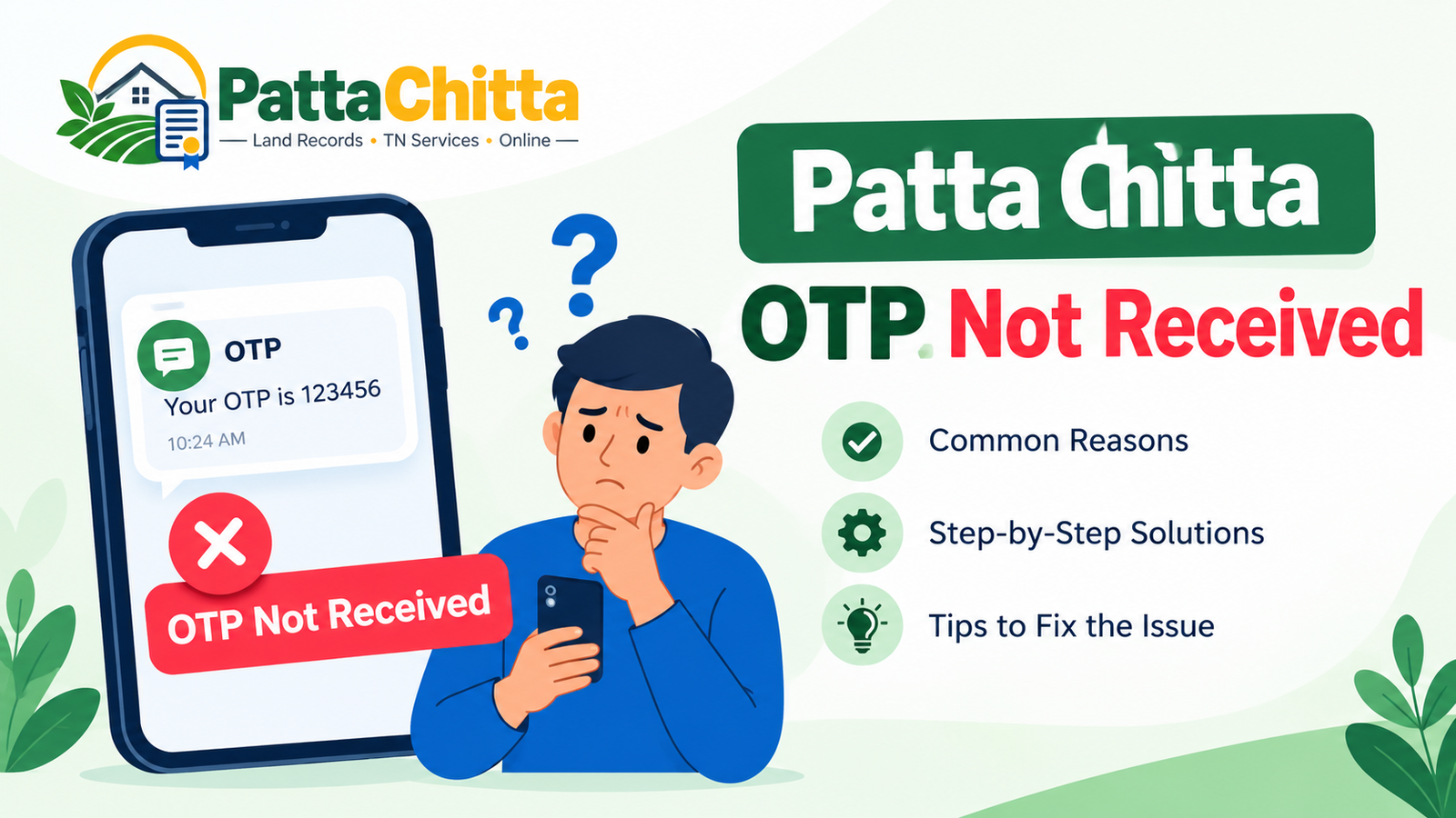 Patta Chitta OTP troubleshooting guide